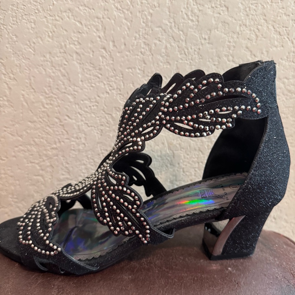 NIB Enzo Romeo Rhinestone Gladiator Heels - Picture 12 of 15